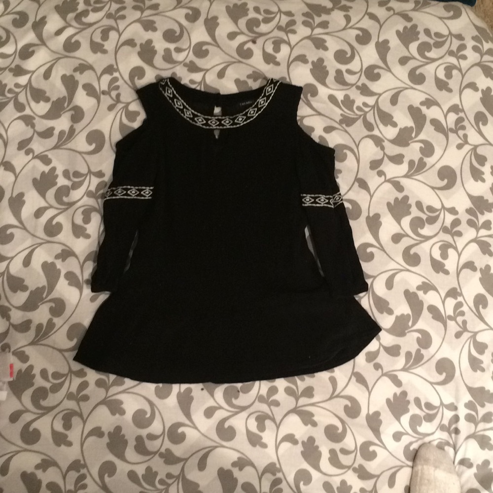 Black and white top from Dillard’s